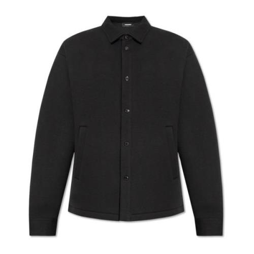 Shirt met reliëflogo op de achterkant Dsquared2 , Black , Heren