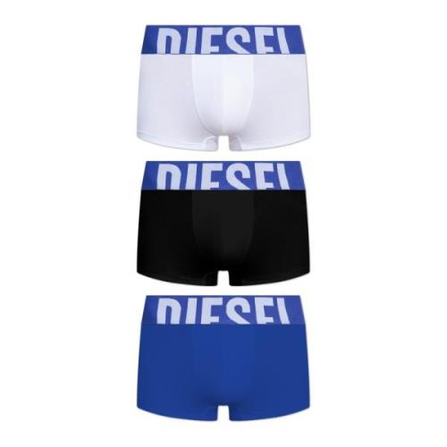 Driepak boxershorts met logo Diesel , Multicolor , Heren