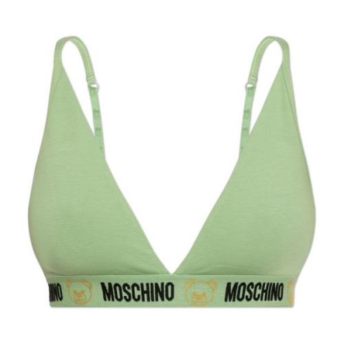 Beha met logo Moschino , Green , Dames