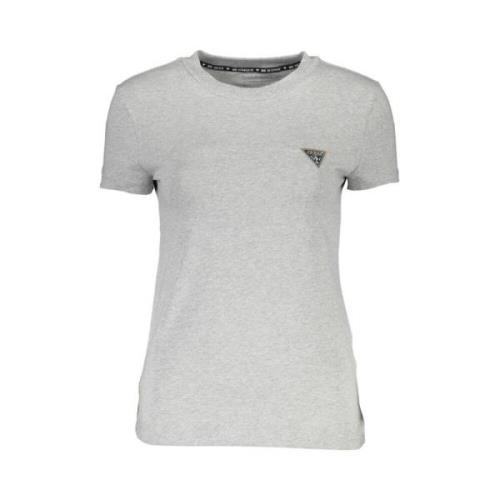 Stijlvol Grijs Logo T-Shirt Guess , Gray , Dames