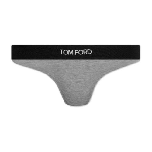 String met logo Tom Ford , Gray , Dames