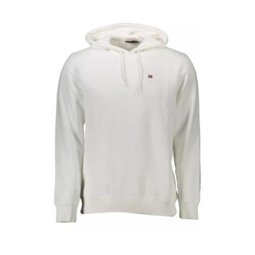 Wit sweatshirt met stijl Napapijri , White , Heren