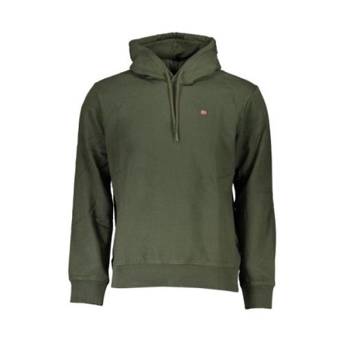 Groene Fleece Hoodie - Regular Fit Napapijri , Green , Heren