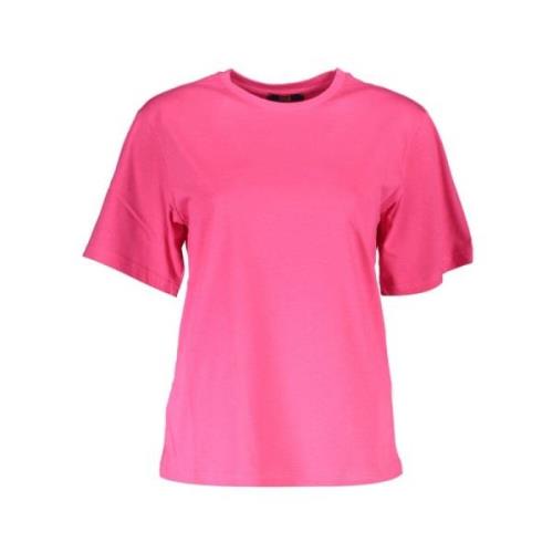 Stijlvol Roze Logo Tee Cavalli Class , Pink , Dames