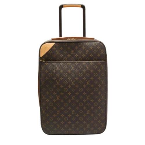 Pre-owned Coated canvas travel-bags Louis Vuitton Vintage , Brown , Da...