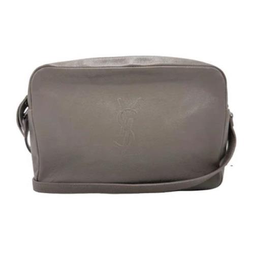 Pre-owned Leather shoulder-bags Yves Saint Laurent Vintage , Gray , Da...