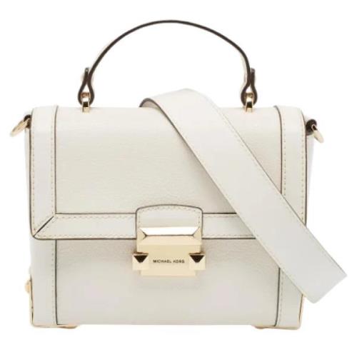 Pre-owned Leather handbags Michael Kors Pre-owned , White , Dames