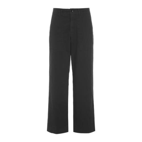 Klassieke Zwarte Rechte Pijp Broek Bitte Kai Rand , Black , Dames