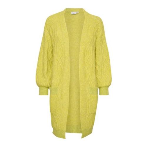 Geetasz Open Cardigan Strik Saint Tropez , Yellow , Dames