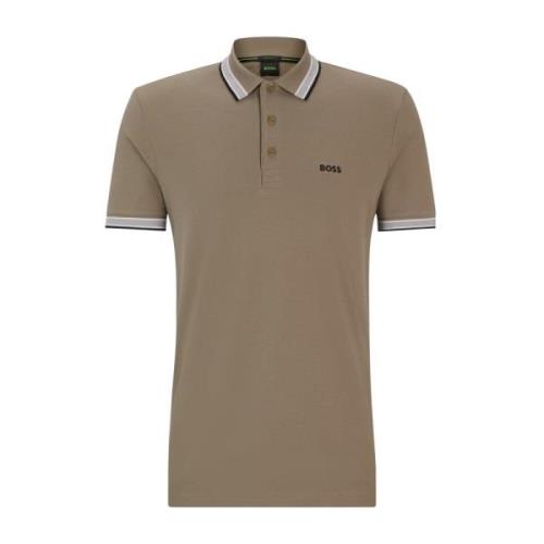 Heren Paddy Polo Beige Boss , Beige , Heren