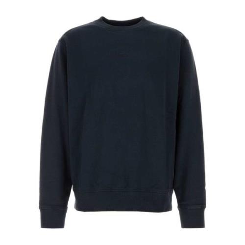 Midnight Blue Katoenen Sweatshirt Boss , Blue , Heren