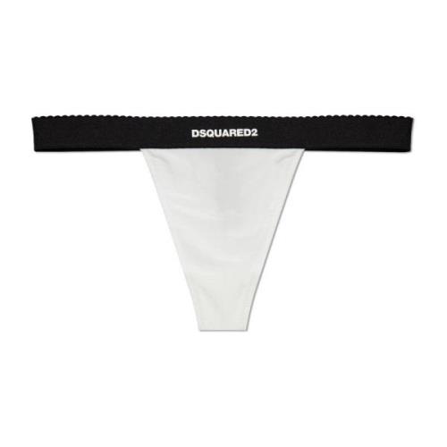 String met logo Dsquared2 , White , Dames