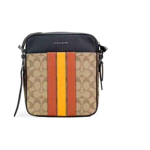 Varsity Stripe Crossbody Tas Coach , Multicolor , Heren