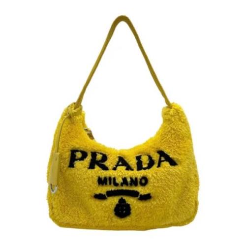 Pre-owned Fabric prada-bags Prada Vintage , Yellow , Dames