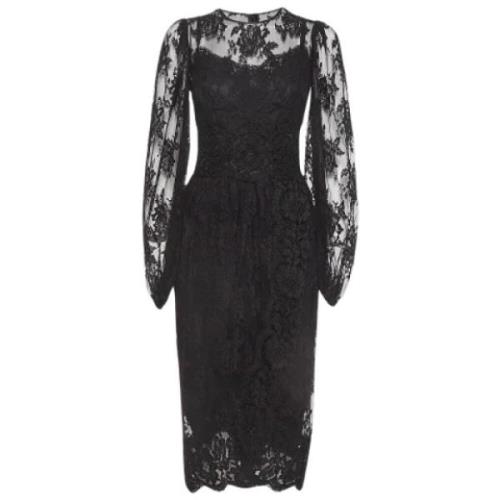 Pre-owned Lace dresses Dolce & Gabbana Pre-owned , Black , Dames