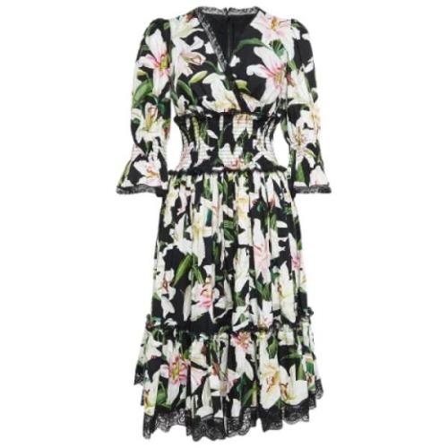 Pre-owned Cotton dresses Dolce & Gabbana Pre-owned , Multicolor , Dame...