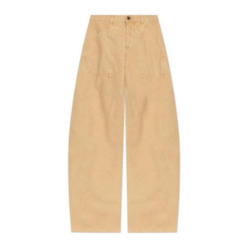 Logo broek Dsquared2 , Beige , Dames