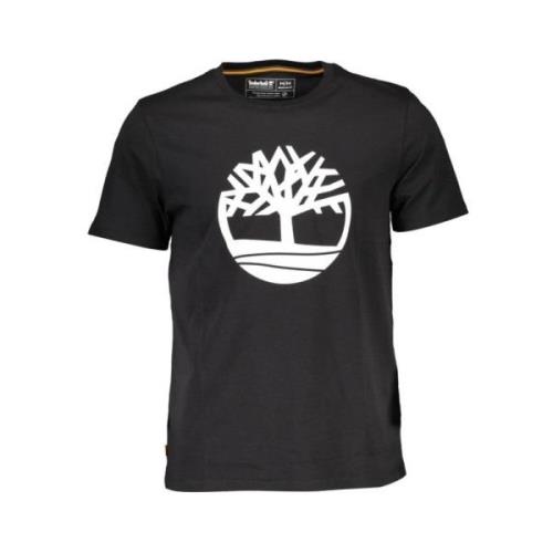 Essential Cotton Tee Timberland , Black , Heren