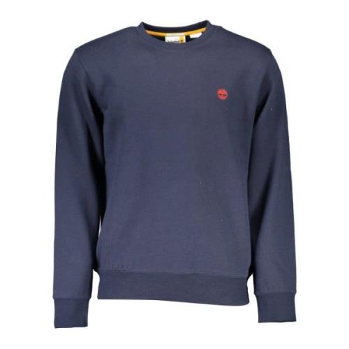 Blauw Biologisch Katoenen Sweatshirt Timberland , Blue , Heren