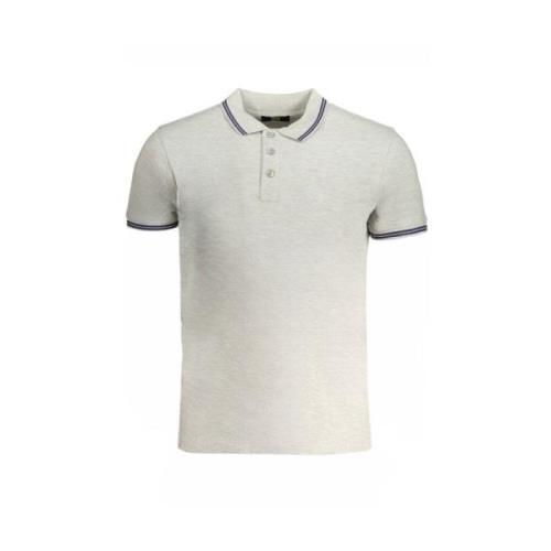 Grijs Katoenen Poloshirt met korte mouwen Cavalli Class , Gray , Heren