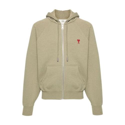 Hartvriend Rits Hoodie Ami Paris , Green , Heren