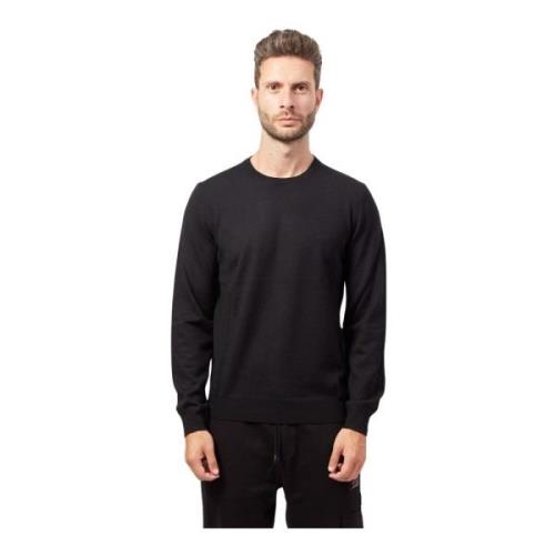 Zwarte Crewneck Sweater Boss , Black , Heren