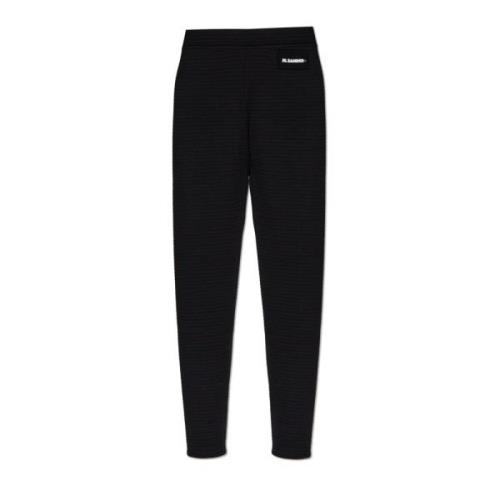 Ribbroek Jil Sander , Black , Dames