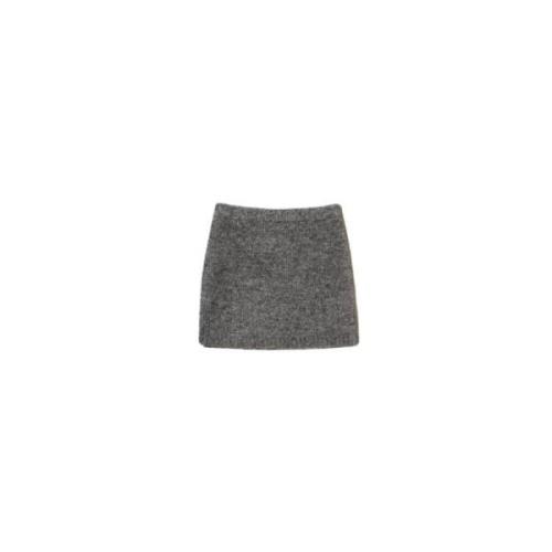 Bouclè Minirok Grijs Twinset , Gray , Dames