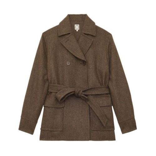 Romaric Coat Ines De La Fressange Paris , Brown , Dames