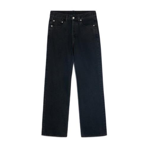 Zwarte Straight Leg Jeans Jacquemus , Black , Heren