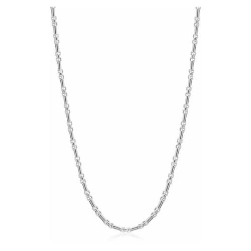 Mens Stainless Steel Modern Figaro Belcher Chain Nialaya , Gray , Here...