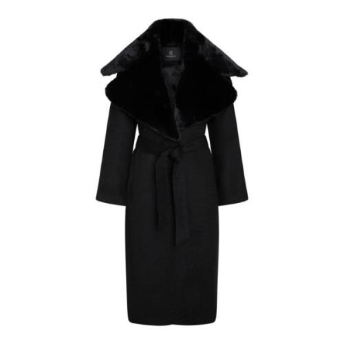 Zwarte Women Catarinabbfurra Coat Jas Bruuns Bazaar , Black , Dames