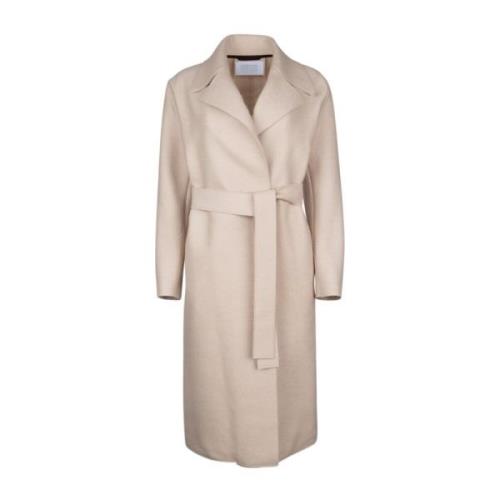 Stijlvolle Cappotto Jas Harris Wharf London , Beige , Dames