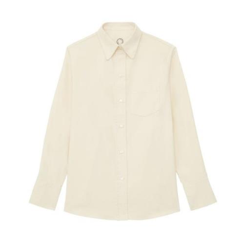 Maureen ecru katoenen shirt Ines De La Fressange Paris , Beige , Dames