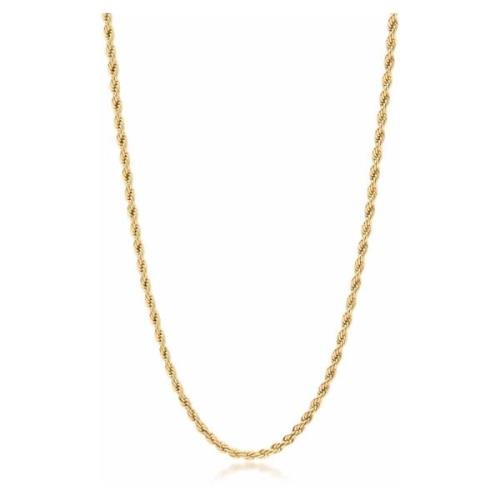 Gold Rope Chain Nialaya , Yellow , Heren