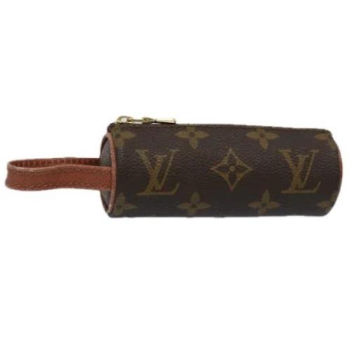 Pre-owned Canvas pouches Louis Vuitton Vintage , Brown , Dames