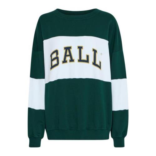 Sporty Sweatshirt Pine Grove Ball , Green , Dames