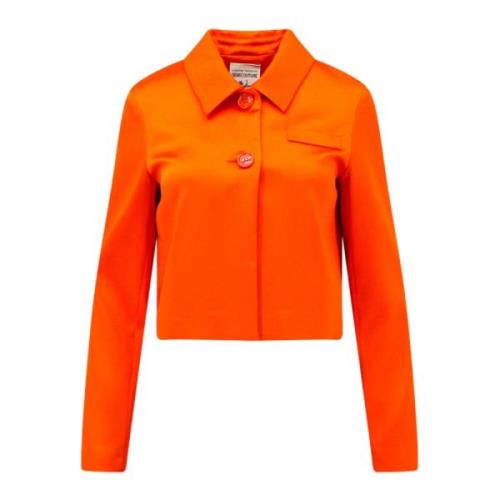 Light Jackets Semicouture , Orange , Dames