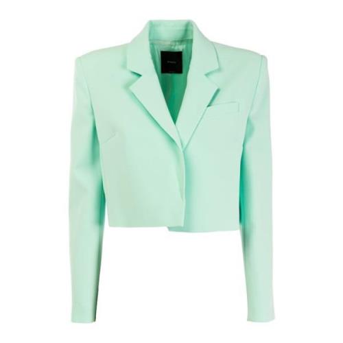 Elegante Blauwe Blazer Damesjas Pinko , Blue , Dames