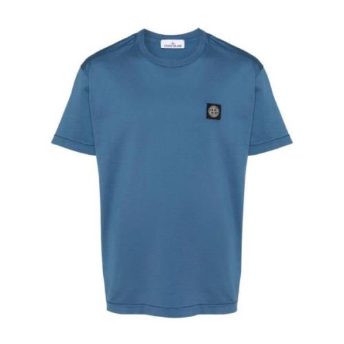 Blauwe T-shirts en Polos Stone Island , Blue , Heren