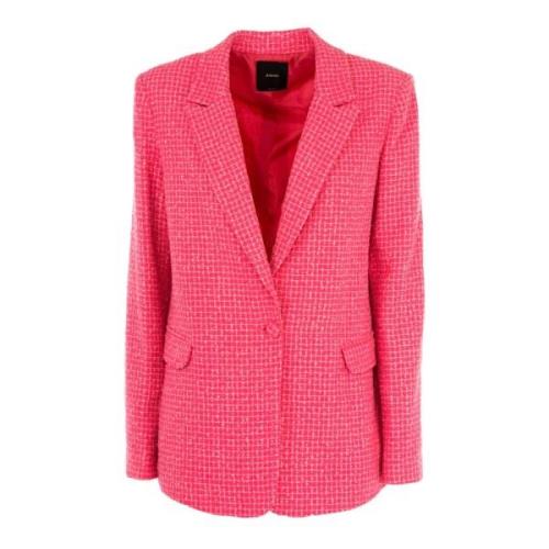 Dames Blazer Bubble Pink/Viola Zomer Pinko , Pink , Dames