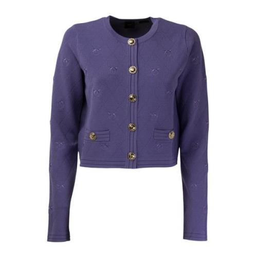 Dames Open Front Cardigan Pinko , Purple , Dames