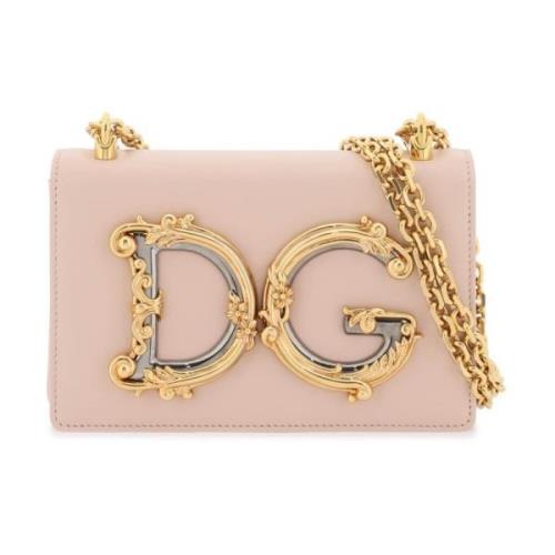 DG Girls Schoudertas Dolce & Gabbana , Pink , Dames