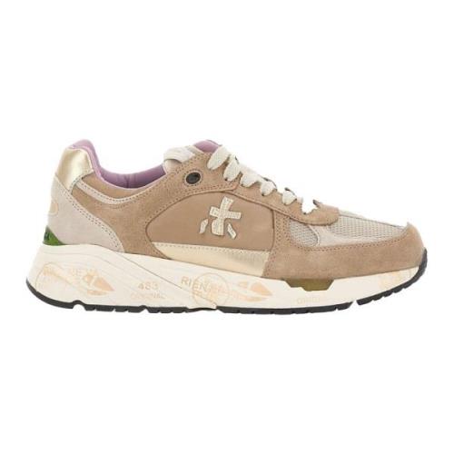 Stijlvolle Sneakers Premiata , Beige , Dames