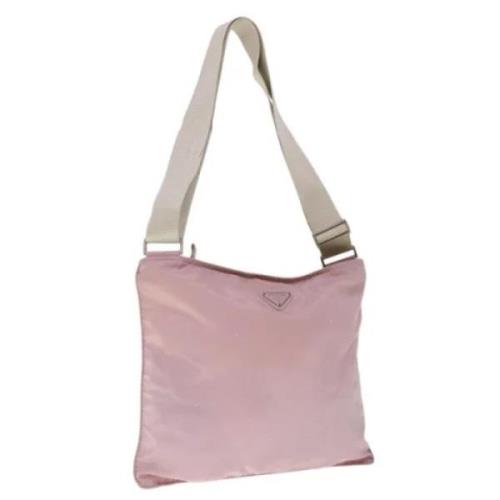 Pre-owned Nylon prada-bags Prada Vintage , Pink , Dames