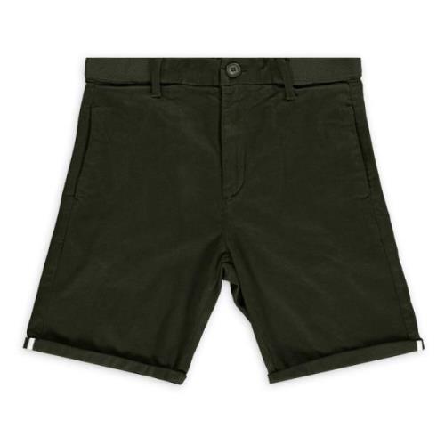 Groene Chino Shorts - Trendy Design Aspact , Green , Heren