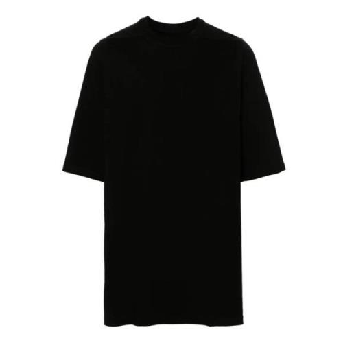 Biologisch Katoen Zwart T-shirt Jersey Rick Owens , Black , Heren