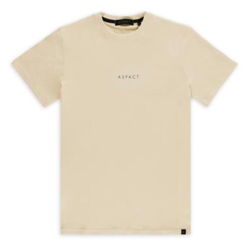 Sand Fresh Tee - Trendy Design Aspact , Beige , Heren