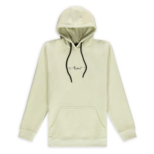 Aqua Signature Hoodie - Trendy Design Aspact , Green , Heren