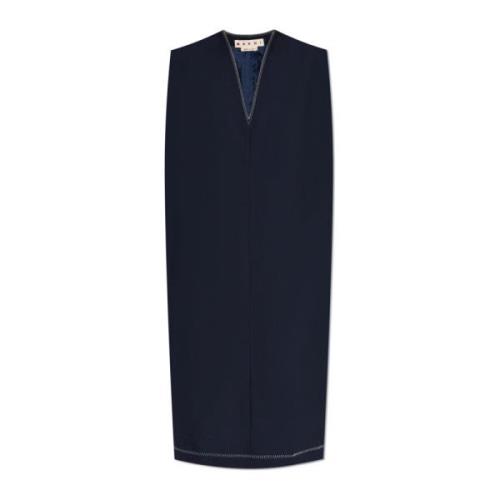 Wollen Jurk Marni , Blue , Dames